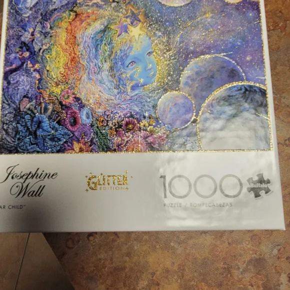 New in box 1000 pieces glitter Star Child puzzle - Picture 5 of 8